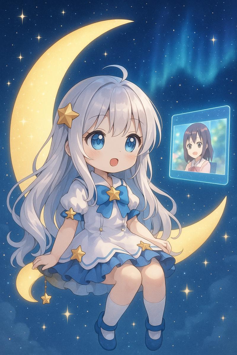 91动漫美图-月光星辰少女写真