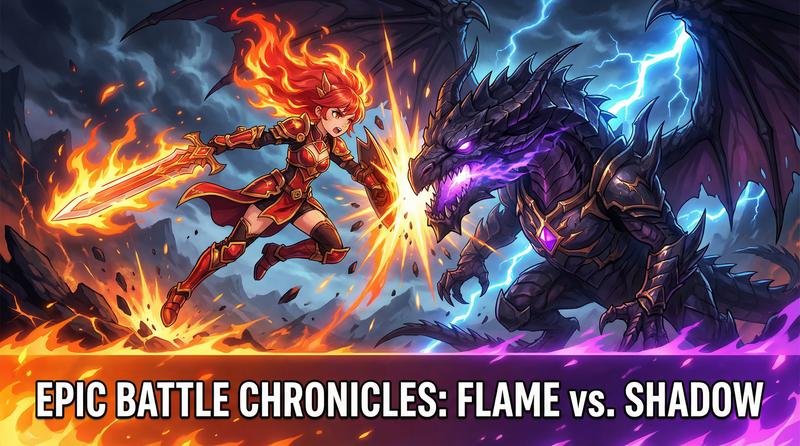 91精选动漫-烈焰少女龙影传说-热血动漫教程