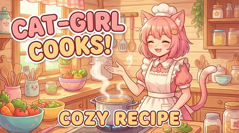 91生活动漫-猫娘厨房日记-美食动漫教程